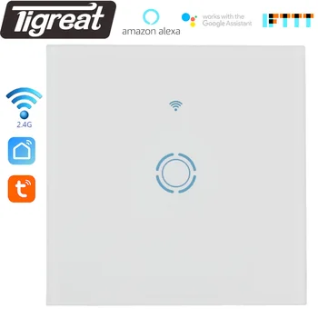 

Smart Light Switch Touch EU UK Wifi Plug Wireless Power Wall Socket Remote Control Tuya App Alexa Google Home Assistant IFTTT