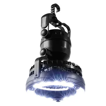 

Portable LED Camping Lantern with Ceiling Fan Hurricane Emergency Survival Kit 2in1 Fan With Light Hiking