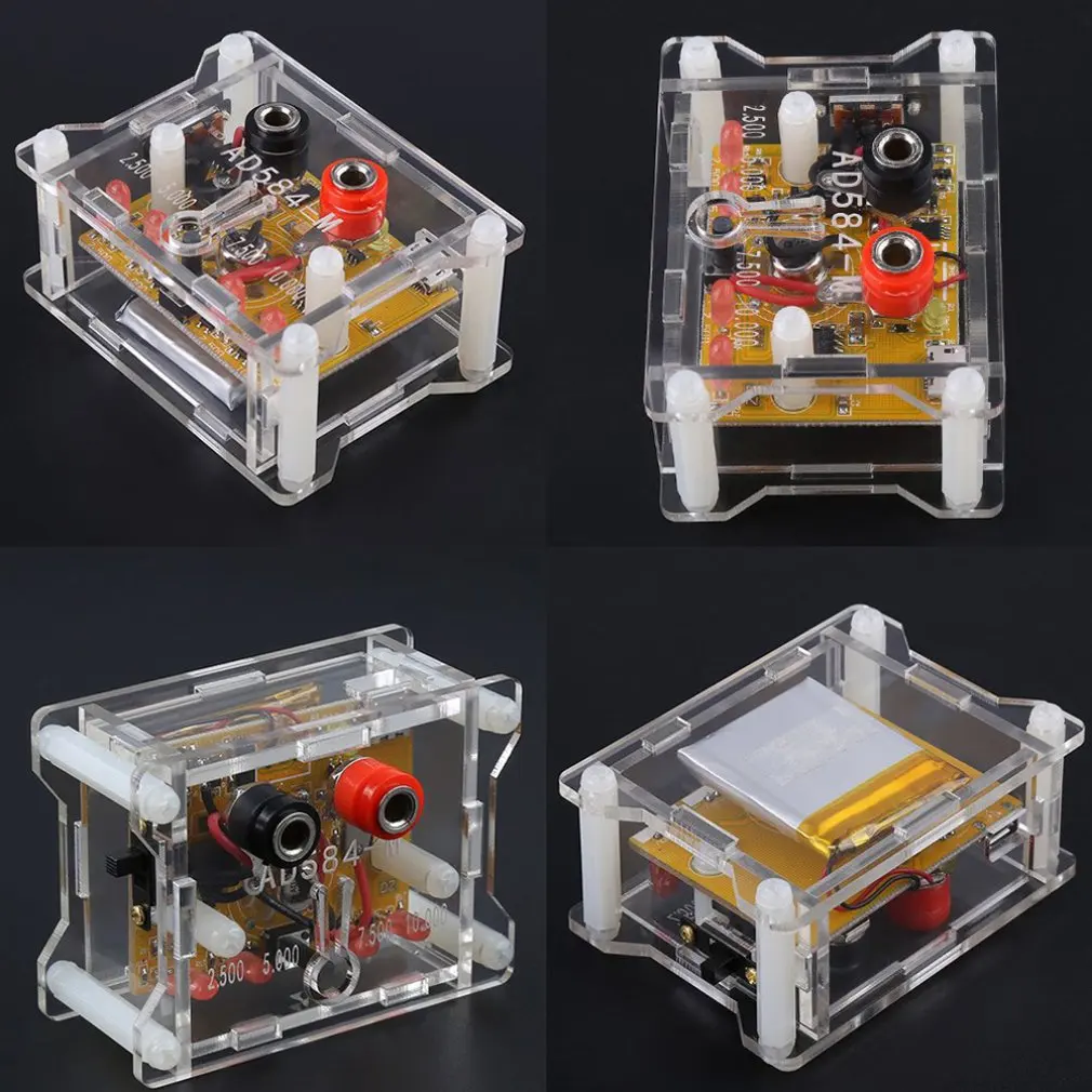 AD584 Reference Module With Transparent Housing High Precision Voltage Reference Module 4 Channel USB Charging