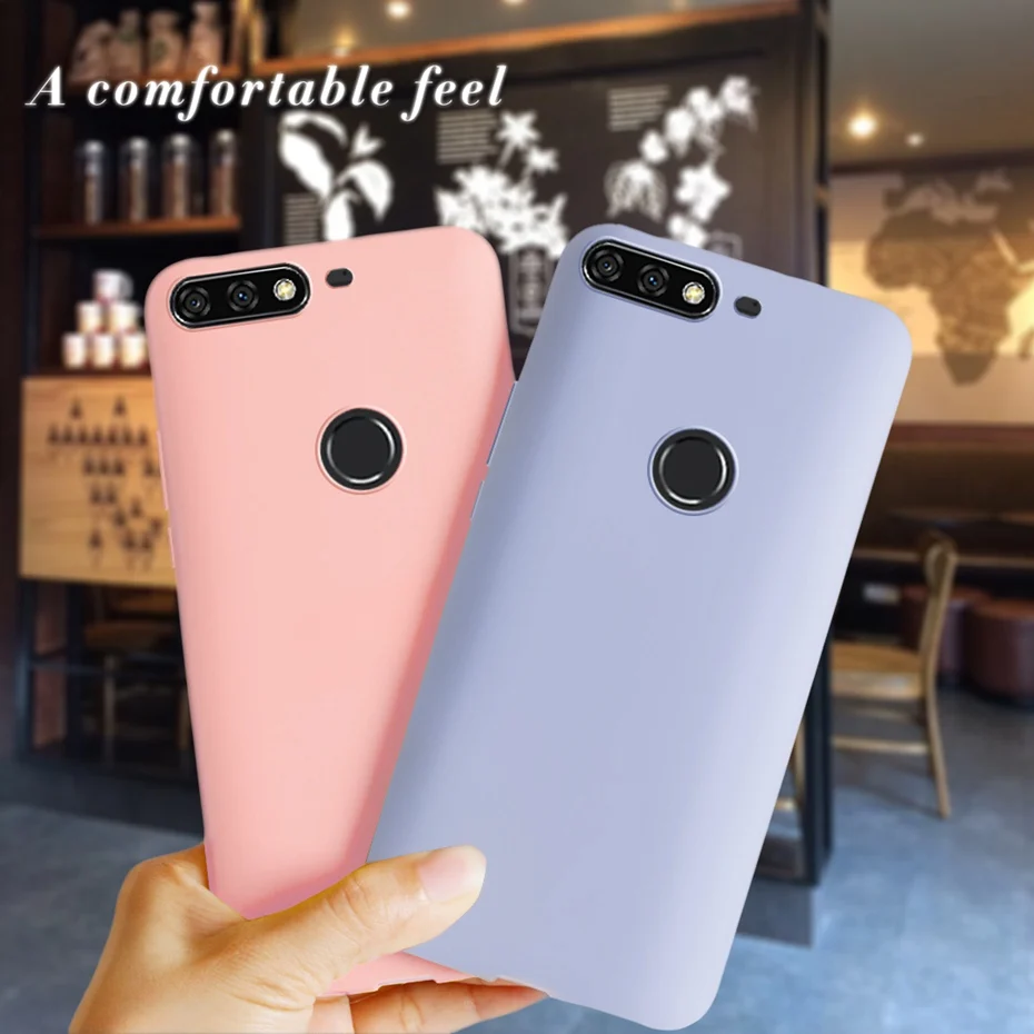 for huawei Y7 2018 case soft tpu matte phone cases for huawei Y7