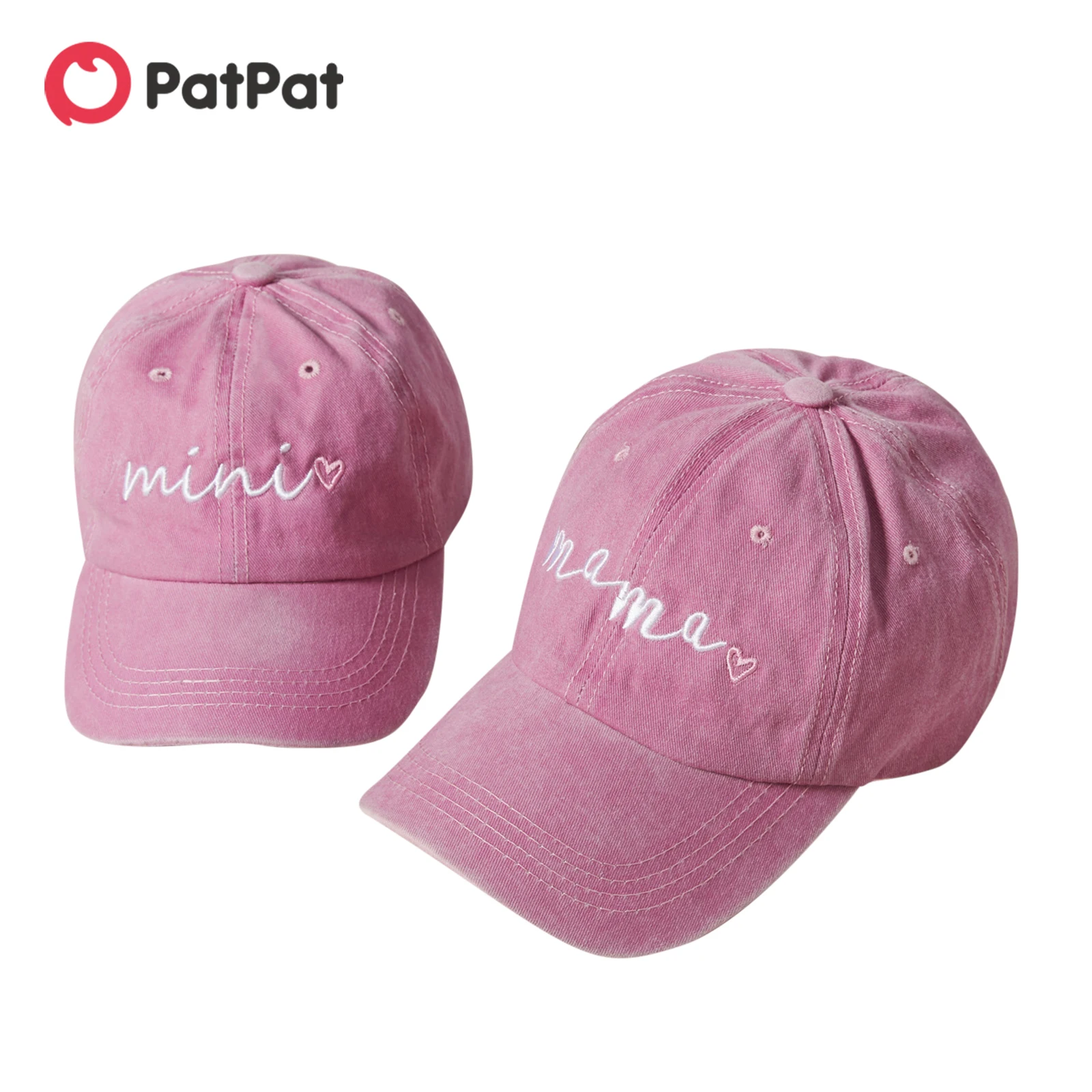 PatPat Family Matching Baseball Cap Letter Print Baseball Caps for Mommy and Me