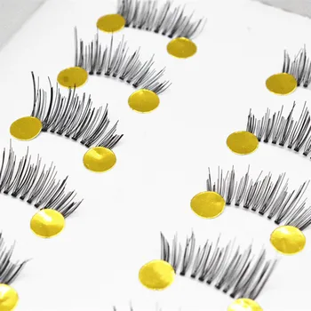 

10 Pairs New Sexy Beauty Makeup Mini Half Corner Black False Eyelashes Natural Fake Eye Lashes Makeup Tools