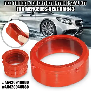 

Car engine Rubber Turbo & Breather Intake Seal Kit Fit for Mercedes-Benz OM642 #A6420940080,A6420940580 Auto Engine Accessories
