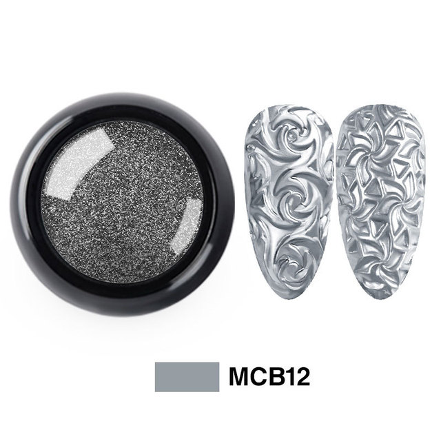 Art Silicone Template Sculpture Stamping Stencils 3D Solid Carving Powder Stamping Tools DIY Manicure Tool Crystal Gel