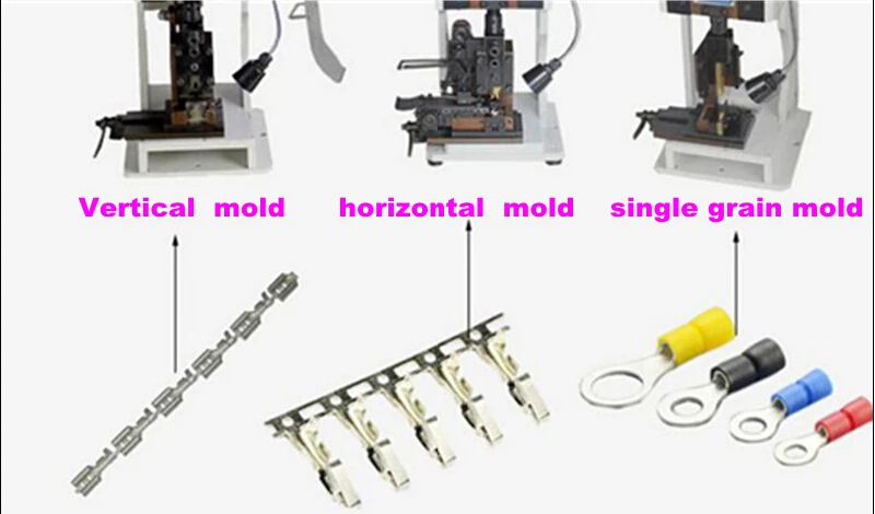 Терминальные щипцы Вертикальные Горизонтальные одиночные зерна формы для терминала обжимной машины