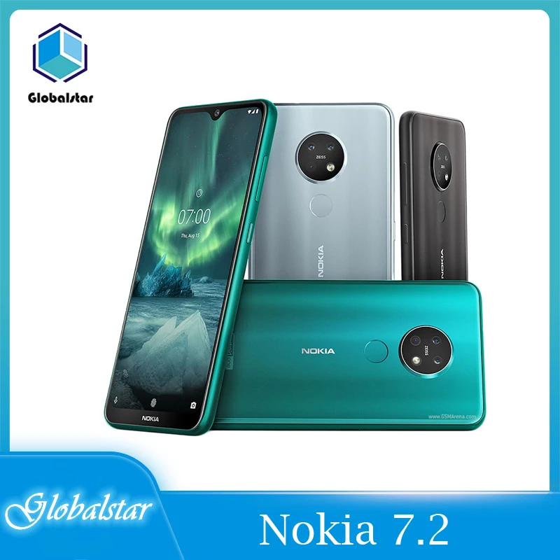 Nokia 7.2 Refurbished Original 4G WIFI GPS 12MP Camera 128GB/64GB Unlocked Android 9.0 Mobile Phone Cheap Cell phone | Мобильные