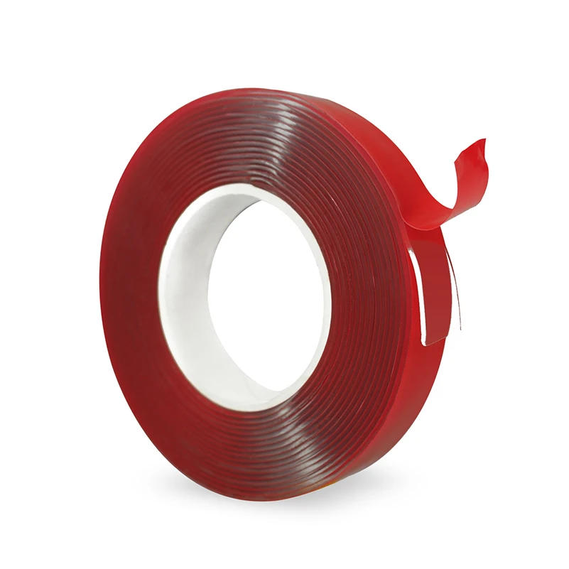 

3M Red Double Sided Adhesive Tape Transparent No Traces Sticker for BMW E46 E39 E90 E60 E36 E30 E34 E41 E65 E66 E85 E86 Z4 M3 M5