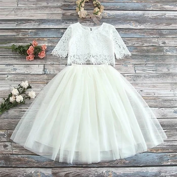 

New Little Girl Dance Performance Costume Christmas Party Elegant Princess Dress Flower Girl New Year Dress Thanksgiving Clothes