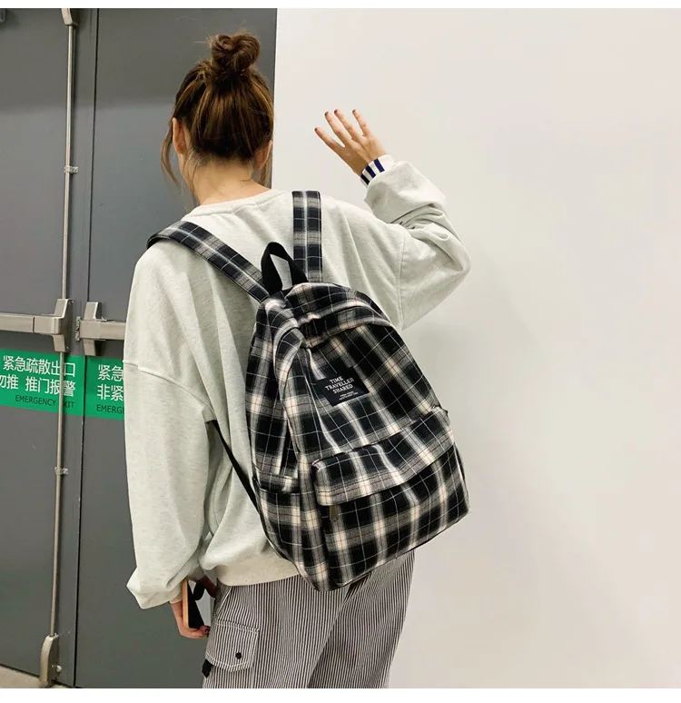 escola lona softback campus estilo mochila viagem