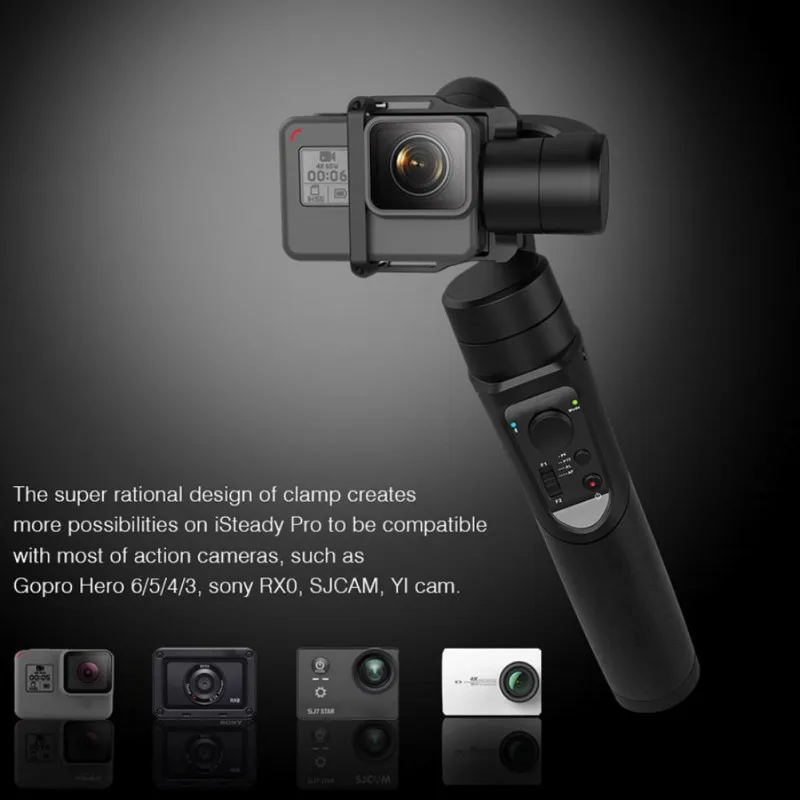 Mobiele Plus 3 оси Telefoon Gopro Gimbal для Gopro Hero 6 5 SJCAM стабилизатор для iPhone andriod