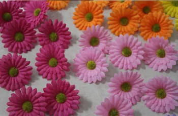 

500pcs non-woven silk flower DIY gerbera flower head simulation decorative flower 5cm
