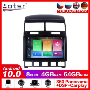 

Android 10.0 GPS Navigation Radio DVD Player for Volkswagen Touareg GP 2002 - 2010 Player Stereo Headuint Built in Carplay dsp