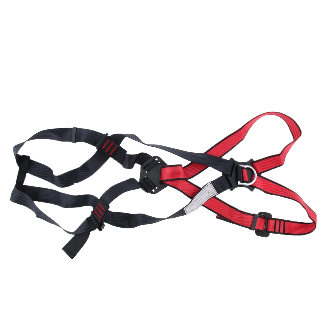 15KN Full Body Climbing Safety Belt Harness for Aerial Work Fall Protection Rappelling Fire Rescue