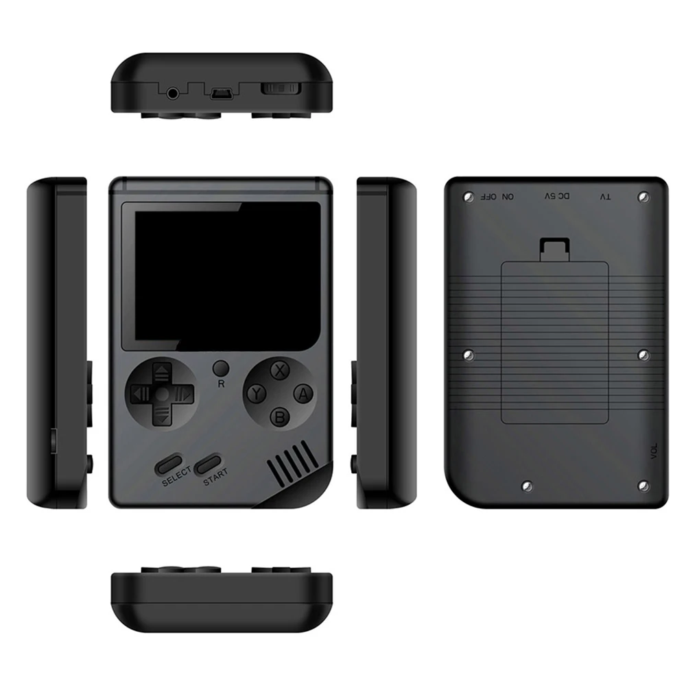 Coolbaby RS-6A мини портативная игровая консоль 8 бит 3,0 дюйма цветной ЖК-дисплей Детский Цветной игровой плеер встроенный 168 игр