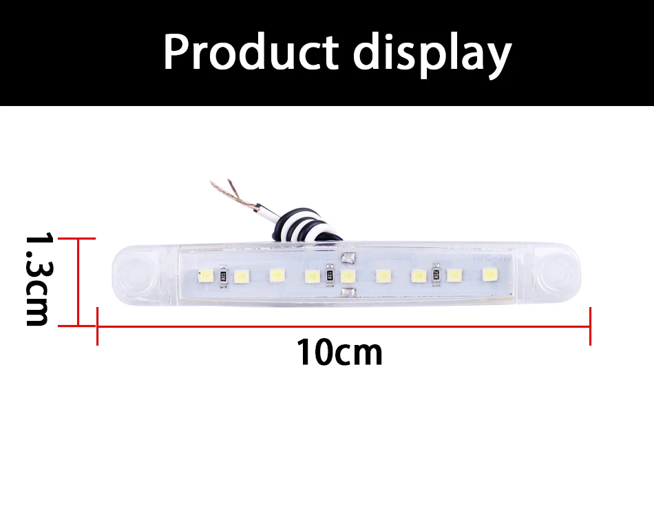 Запчасти для грузовиков, осветительная система, аксессуары для автомобиля, 24 В, светодиодный стробоскоп для прицепа, автомобильный Предупреждение ющий индикатор отметки, задняя боковая лампа