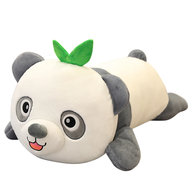 

Huggable 45cm/65/90cm Super Soft Cartoon Panda with Bamboo Stuffed Soft Animal Appease Doll for Kids Baby Girls Lovely Gift Toy