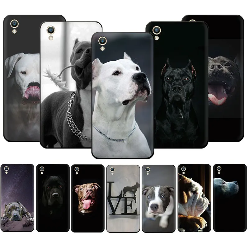 Pit Bull Lovely Pet Dog Pitbull Silicone Case Cover For OPPO Reno Z 2 2Z 2F 3 10X Ace Realme A5 5i X XT X2 X50 Q K3 K5 Pro | Мобильные