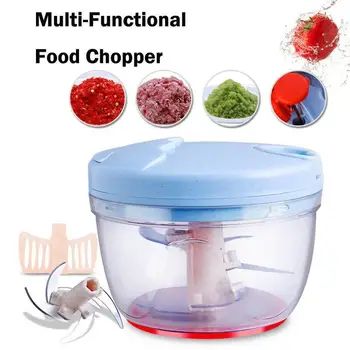 

Garlic Masher Manual Food Chopper Pull String Shredder Speedy Processor Meat Fruits Chopper Multi-function For Vegetable Ga E1V9