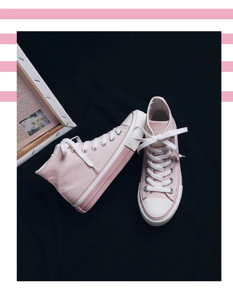 Розовая обувь; женские высокие кроссовки; мятно-Зеленые кроссовки; Новинка 2019 года; Летние универсальные кроссовки со шнуровкой; новый