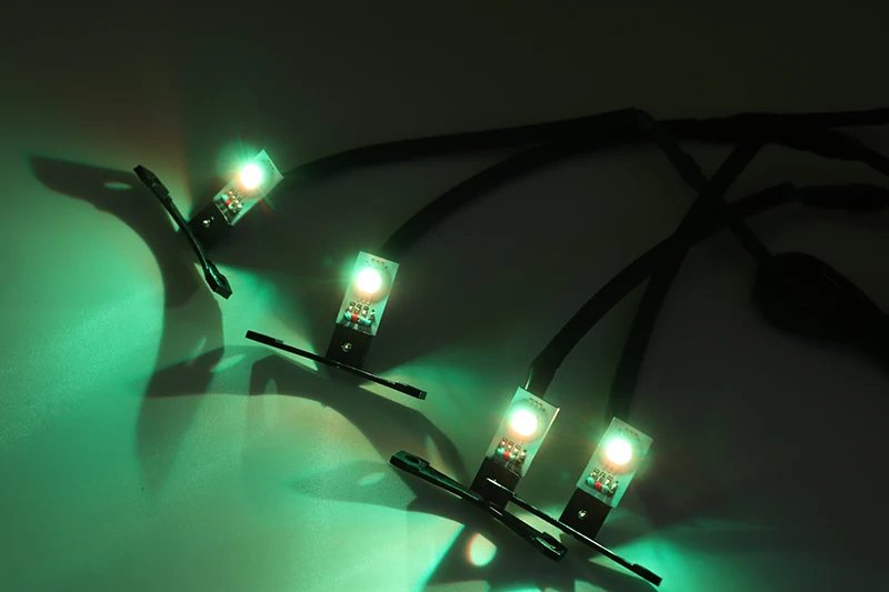 4 шт. многоцветный RGB Demon Eye светодиодный devil eyes с беспроводным пультом дистанционного управления для двойных линз автомобиля мотоцикла фары проектор модифицированный