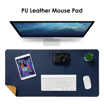 

40X80cm Double-Sided Mousepad for Notebook Laptop Gamer Waterproof Leather Mouse Pad Home Office Double-Sided Keyboard Mat