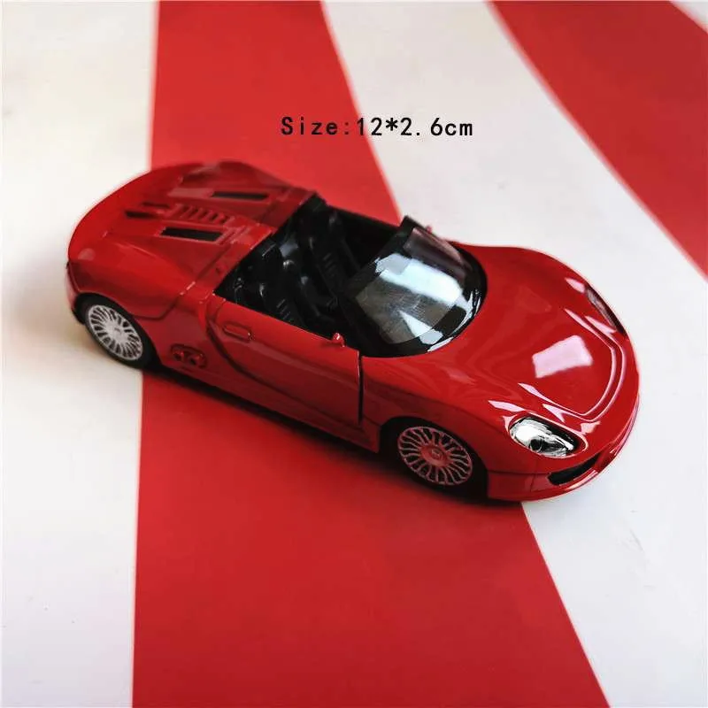 Red Sports Car Сплав SUV локомотив торт Топпер для дня рождения Золотой спортивный автомобиль Декор свадебные принадлежности для Выпечки Детский душ десерт Любовь Подарки - Цвет: Red Sports Car