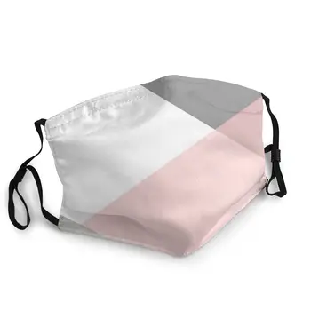 

Geometrics Silver Non-Disposable Mouth Face Mask Pattern Dust Mask Protection Mask Respirator Mouth Muffle