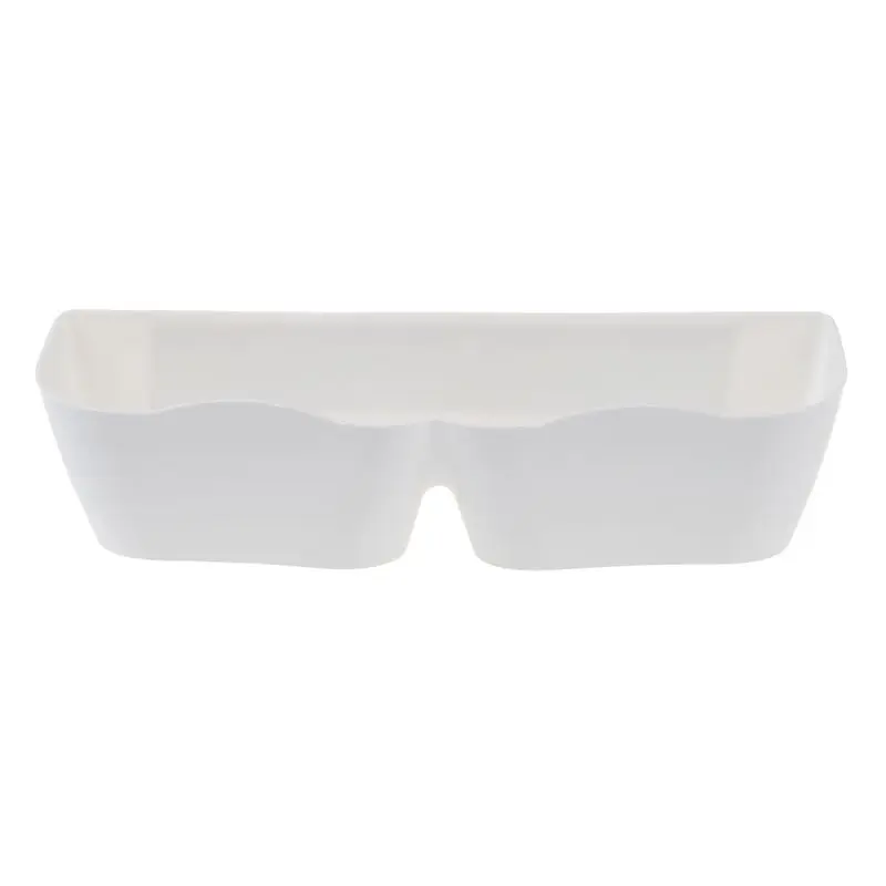 

Wavy edge plastic Wall-mounted shoe rack(white )