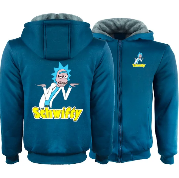 G Рик и Морти Schwifty, белые толстовки с капюшоном, 3D, для мужчин и женщин, толстовка на молнии, детские топы, уличная толстовка с капюшоном - Цвет: G
