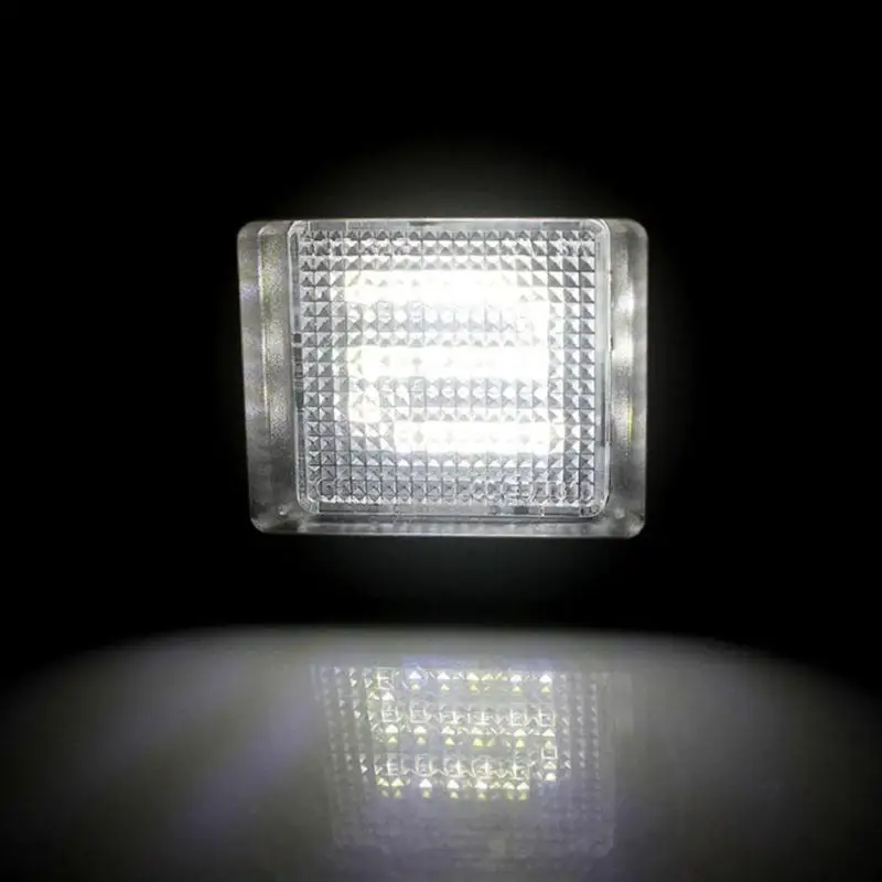 Автомобильный головной светильник, лампы 2шт 18SMD 6500K 3W светодиодный фонарь для номерного знака, белый светильник для Ford F150-, низкое энергопотребление