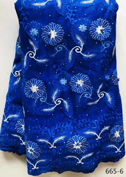 

2020 Latest Nigerian Laces Fabrics High Quality African Embroidered cord Laces Fabric For Wedding Dress French Tulle Lace 666