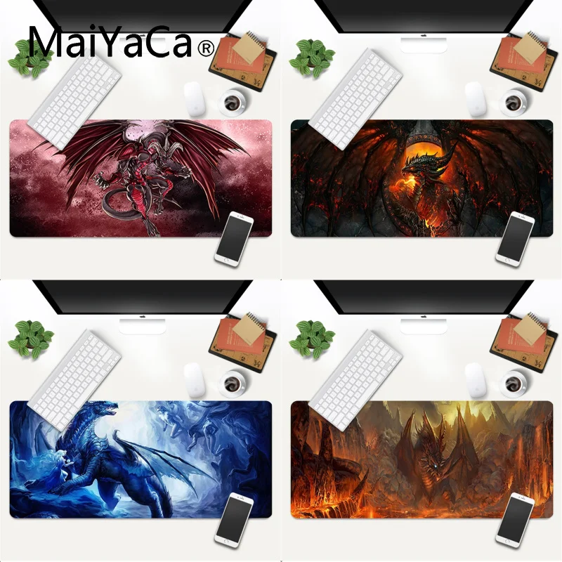 

MaiYaCa Top Quality Dragon Comfort Mouse Mat Gaming Mousepad Gaming Mouse Pad Large Deak Mat 700x300mm for overwatch/cs go