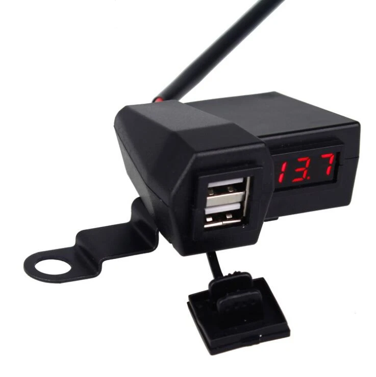Зарядное устройство для автомобиля с двумя USB портами 12 24 В|Зарядные устройства| |