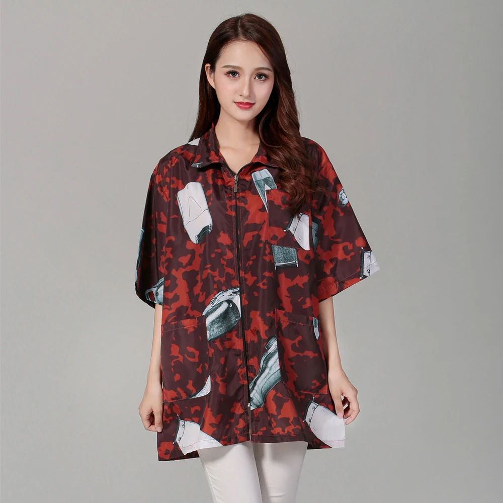 1 шт., комбинезон для домашних животных, водонепроницаемый, грязный фартук, стрижка, рабочая одежда с отворотом, на молнии, дизайн с карманом