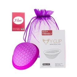 Soft Silicone Menstrual Disc Extra-Thin Sterilizing Reusable Menstrual Disk Tampon Pad Alternative Woman Care Menstrual Cup