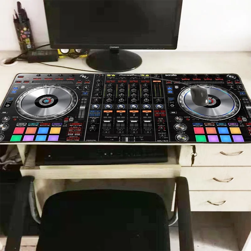 Mairuige 400X900 см радио DJ верстак большого размера игровой коврик для мыши для ПК Z клавиатура настольный коврик для мышки Macbook Pro Коврик для мыши Натуральный каучук