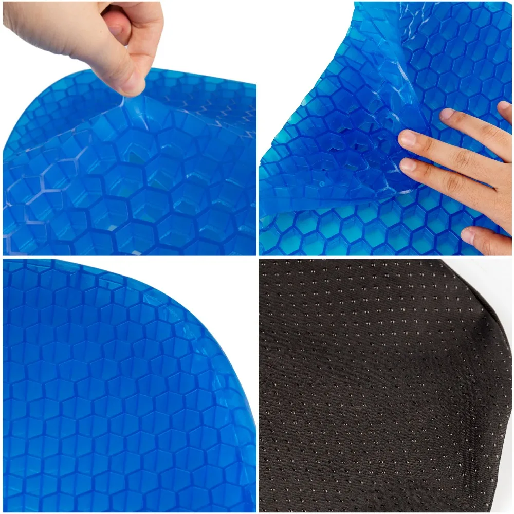 Non-slip Gel Chair Cushion Confort Massage Car office Seat Cushion Chair Armrest Pads Chairs Rest Cushion navy cushions