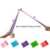 2 ШТ EVA Yoga Block 1ШТ Йога Пояс Пилатес Кирпич Фитнес Ремень для Спорта Body Shaping Health Training Gym Home Bolster Подушка