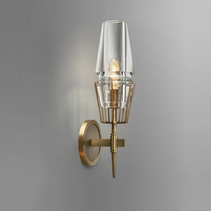 

modern bathroom light crystal dining room bedroom corridor luminaria de parede wall lights for home