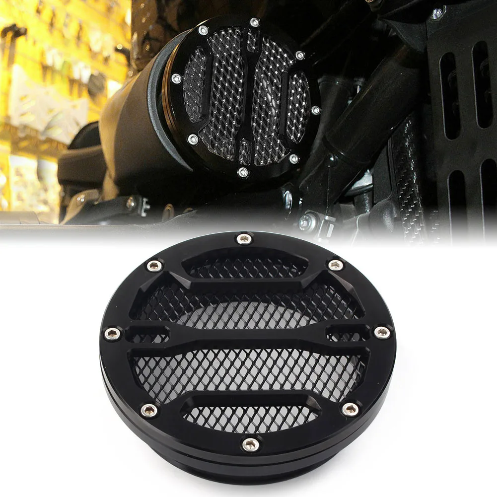 

Крышка воздухозаборника мотоцикла, сетчатый фильтр воздухозаборника черного цвета для BMW R NineT R9T 2014 2015 2016 2017 2018 2019 2020 2021