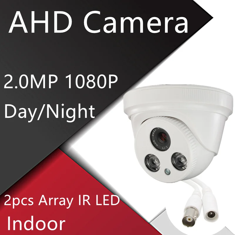 AHD Analog Super HD Surveillance Camera 1080P Indoor Dome  Apply To CCTV  System