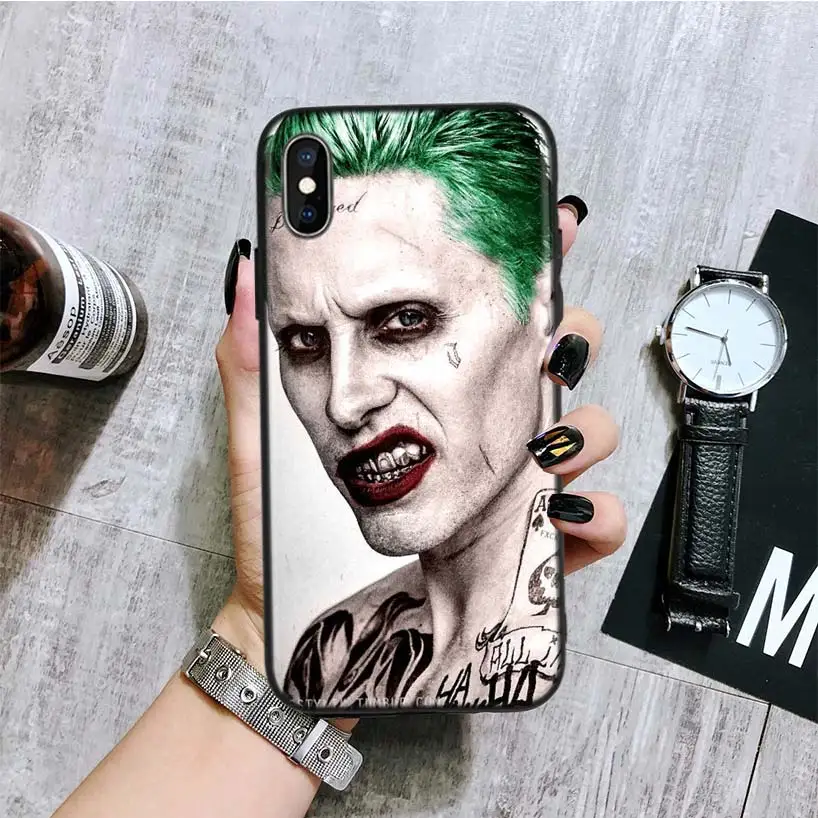 Джокер Отряд Самоубийц черный чехол для телефона Apple IPhone 11 Pro XS MAX XR 7 8 6S Plus X 10 Ten 5 5S SE Coque Shell - Цвет: BA288-1
