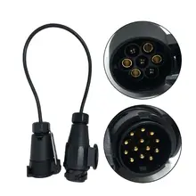 ^^Best Offers 7 Pin To 13 Pin Trailer Adapter Lead Converter With Cable Wiring Connector 12V Plug Socket U1JF ^^Best Offers 7 Pin To 13 Pin Trailer Adapter Lead Converter With Cable Wiring Connector 12V Plug Socket U1JF
