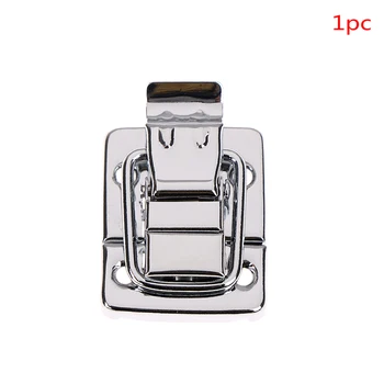 

1pc Stainless Steel Chrome Toggle Latch For Chest Box Case Suitcase Tool Clasp Simply Lift The Pull Arm To Open