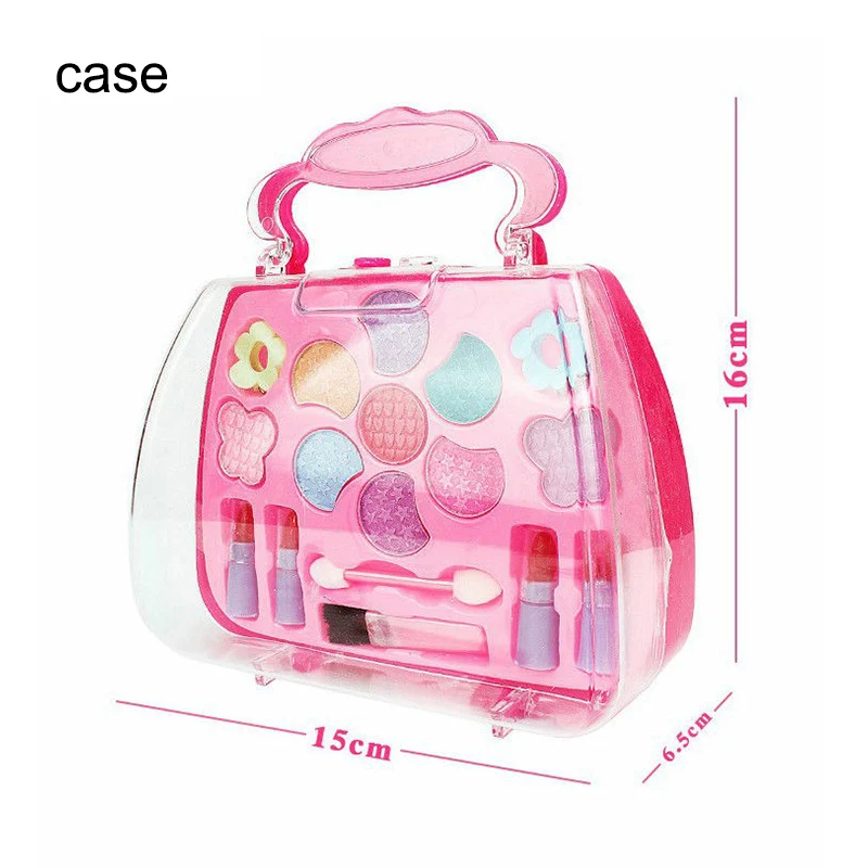 case Игрушки для девочек косметический чехол для переноски косметический Фен для макияжа ролевые игры сумка игрушки SP99 - Цвет: case