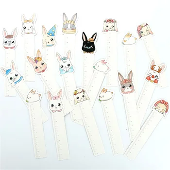 

30pc Cute Rabbit Bookmarks Set Ruler Bookmark Kawaii Stationery Novelty Divider Book Tag Page Rack School Office Supplies