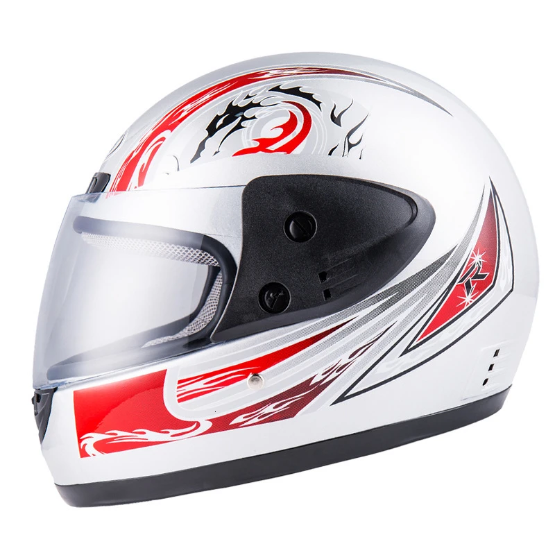 Winter Full Face Motorcycle Helmet Professional Windproof Warm Motorcycle Racing Helmet With Sun Visor