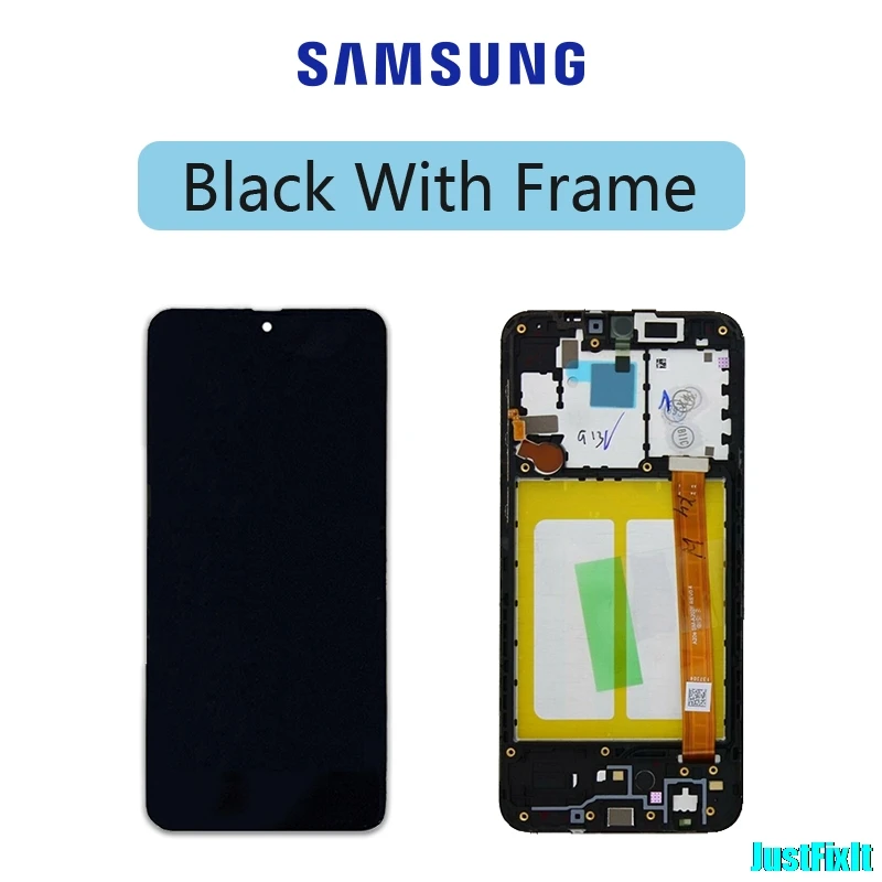 Black with frame Для samsung Galaxy A20e A202 A202F A202DS ЖК-дисплей Дисплей кодирующий преобразователь сенсорного экрана в сборе A202 A202F/DS A20e Экран - Цвет: Black with frame
