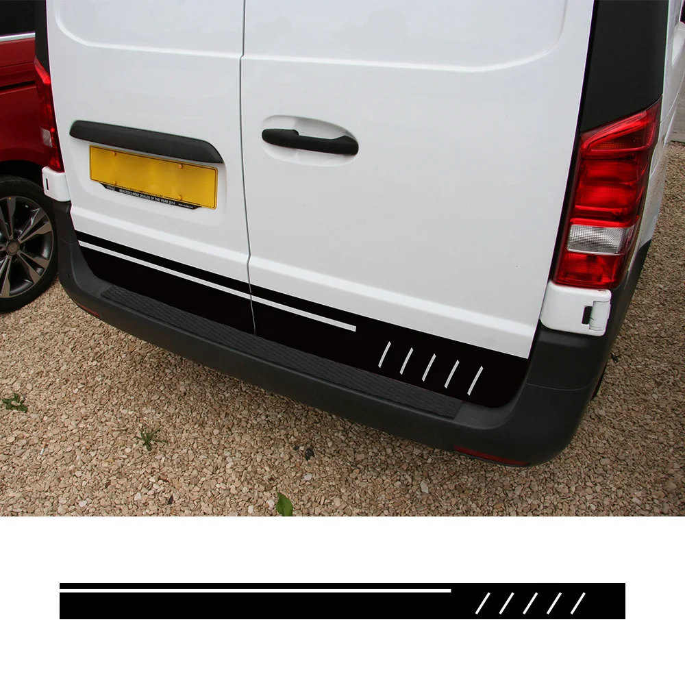 Car Door Side Skirt Decal Stickers, for Mercedes Benz Vito V Class W447 W639 V260 V260L SWB LWB Accessories