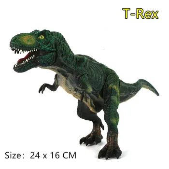 

1PC 20-28cm Simulated Joint Movable Dinosaur Model world park kids toys T-REX Triceratops Brachiosaurus
